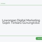 Lowongan Digital Marketing Gojek Terbaru Gunungkidul
