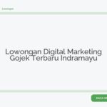 Lowongan Digital Marketing Gojek Terbaru Indramayu