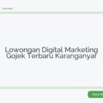 Lowongan Digital Marketing Gojek Terbaru Karanganyar