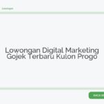 Lowongan Digital Marketing Gojek Terbaru Kulon Progo