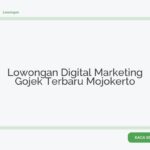 Lowongan Digital Marketing Gojek Terbaru Mojokerto