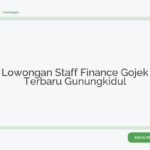 Lowongan Staff Finance Gojek Terbaru Gunungkidul