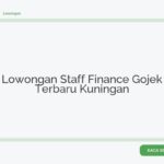 Lowongan Staff Finance Gojek Terbaru Kuningan