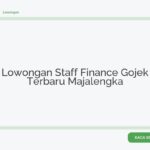 Lowongan Staff Finance Gojek Terbaru Majalengka