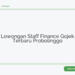 Lowongan Staff Finance Gojek Terbaru Probolinggo
