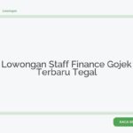 Lowongan Staff Finance Gojek Terbaru Tegal
