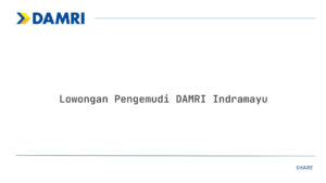 Lowongan Pengemudi DAMRI Indramayu