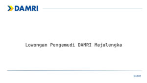 Lowongan Pengemudi DAMRI Majalengka